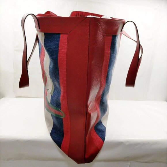 Gucci Tote Bag Red Canvas mon-875-091325 - Picture 3 of 16